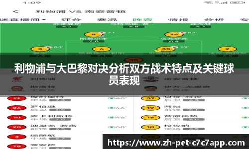 利物浦与大巴黎对决分析双方战术特点及关键球员表现